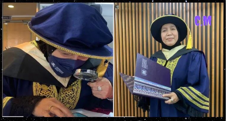 Walau Hanya Ada Sebelah Mata "Ibu 7 Anak Berjaya Genggam PhD Setelah 6 Tahun Menuntu Ilmu" 1 Ibu 7 Anak Berjaya Genggam PhD Setelah 6 Tahun Menuntu Ilmu