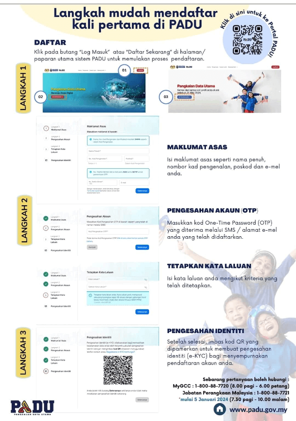 pendaftaran padu
