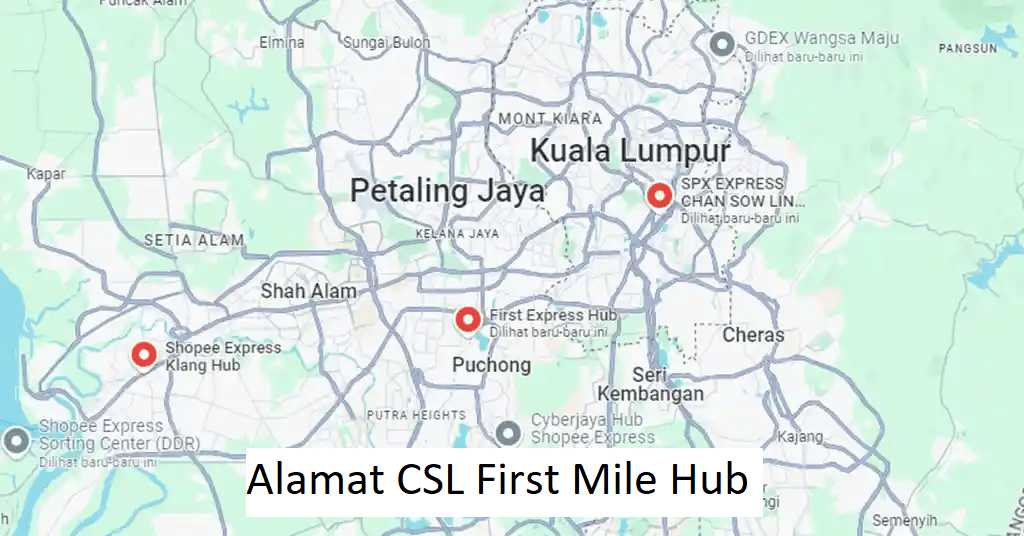 Alamat CSL First Mile Hub