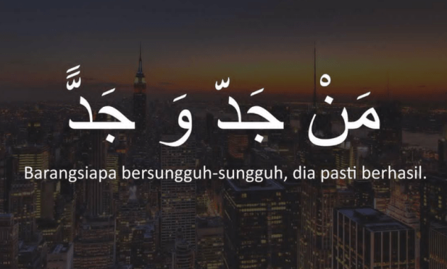 maksud man jadda wa jadda