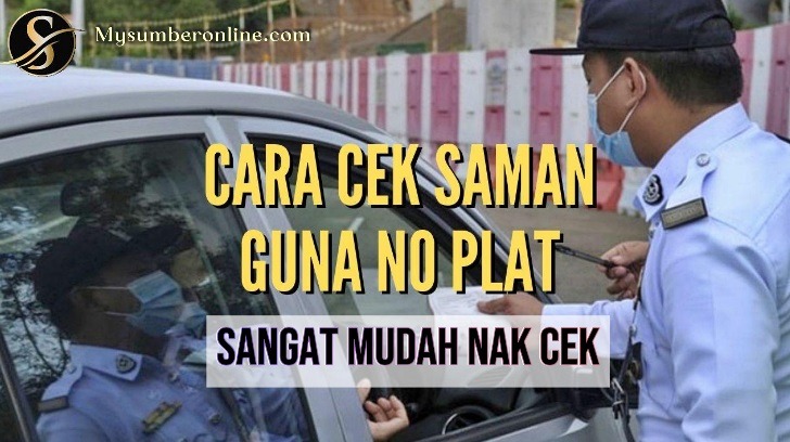 4 Cara Semak Saman Guna Nombor Plat