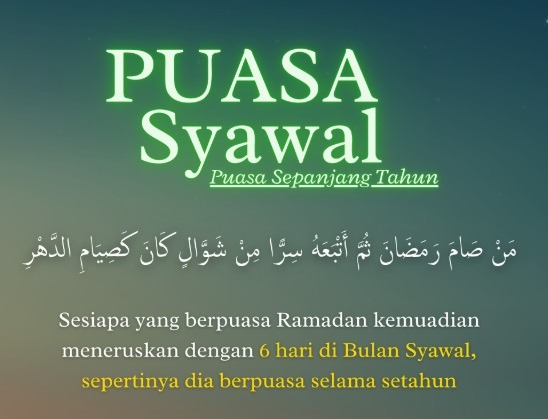 Kelebihan Puasa 6 Hari di Bulan Syawal