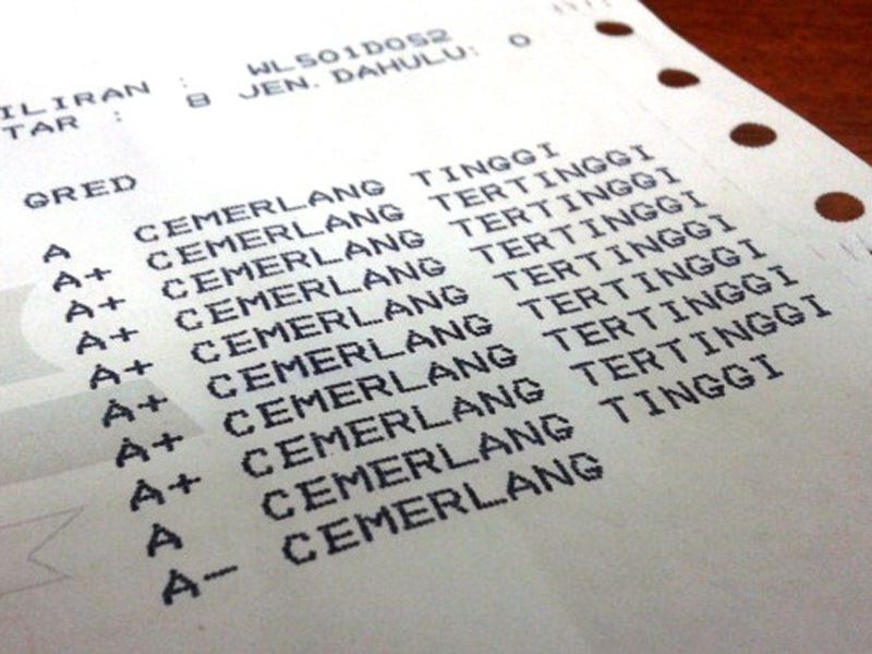 semak spm result